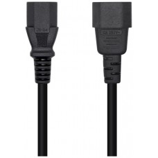 CABLE AISENS ALIMENTACION CPU C13/H-C14/M NEGRO 3mts