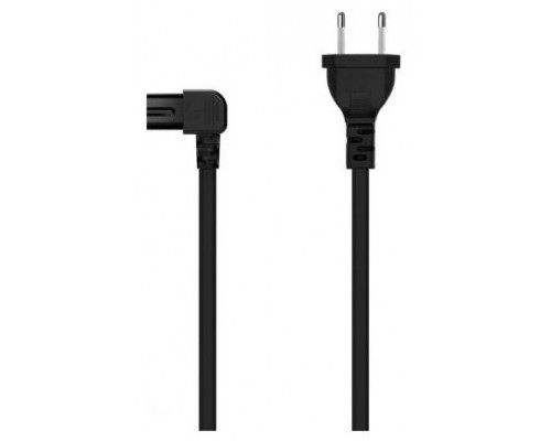 CABLE AISENS ALIMENTACIÃ?N ACODADO FORMA 8 CEE7/16/M-C7/H 1.8M