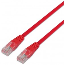 CABLE RED AISENS LATIGUILLO RJ45 CAT.5E UTP AWG24 ROJO 1.0M