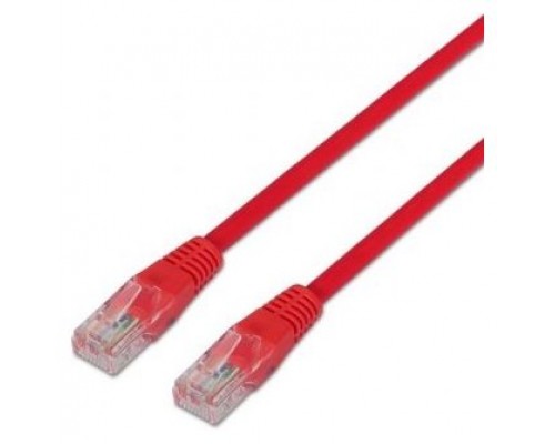 CABLE RED AISENS LATIGUILLO RJ45 CAT.5E UTP AWG24 ROJO 2.0M