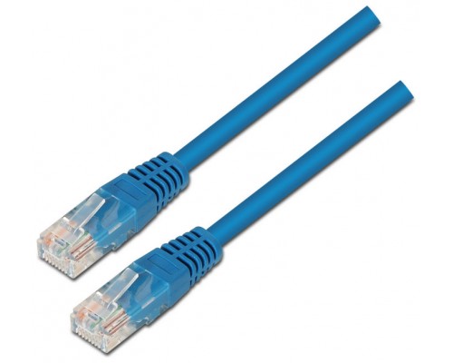 CABLE RED AISENS LATIGUILLO RJ45 CAT.5E UTP AWG24 AZUL 0.5M