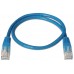 CABLE RED AISENS LATIGUILLO RJ45 CAT.5E UTP AWG24 AZUL 1.0M