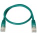 CABLE RED AISENS LATIGUILLO RJ45 CAT.5E UTP AWG24 VERDE 0.5M