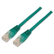 CABLE RED AISENS LATIGUILLO RJ45 CAT.5E UTP AWG24 VERDE 2.0M