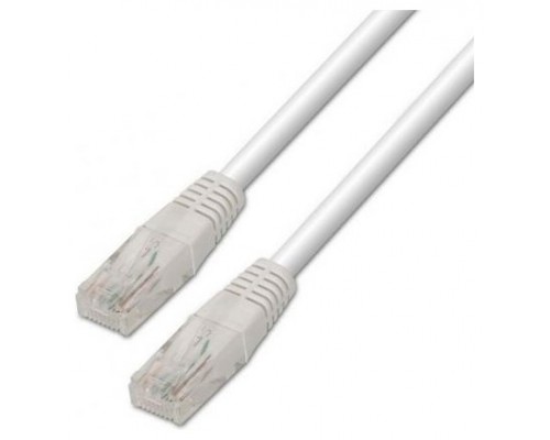 CABLE RED AISENS LATIGUILLO RJ45 CAT.5E UTP AWG24 BLANCO 2.0M