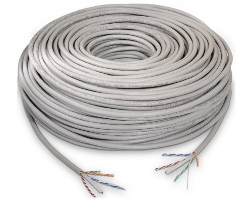 BOBINA CABLE RED AISENS RJ45 CAT.6 UTP RIGIDO AWG24 GRIS 305M