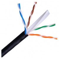 BOBINA CABLE RED AISENS EXTERIOR IMPERMEABLE RJ45 CAT.6 UTP 305M RIGIDO AWG24