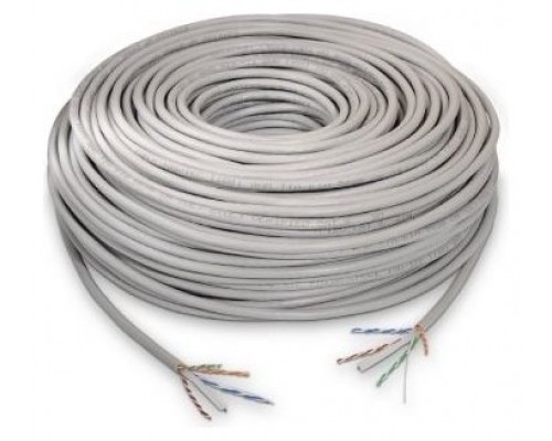 BOBINA CABLE RED AISENS RJ45 LSZH CAT.6 UTP RIGIDO AWG24 305M GRIS