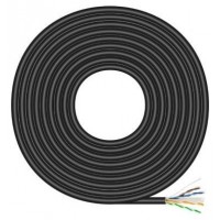 BOBINA CABLE RED AISENS EXTERIOR IMPERMEABLE RJ45 CAT.6 UTP 100M CCA RIGIDO