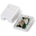 ROSETA DE SUPERFICIE AISENS RJ45 CAT.6 FTP 1 TOMA BLANCO