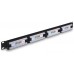 PANEL PARCHEO AISENS 24 PUERTOS RJ45 CAT.5E UTP 19 1U DUAL IDC NEGRO