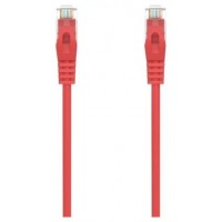 CABLE RED AISENS LATIGUILLO RJ45 LSZH CAT.6A UTP AWG24 0.5M ROJO