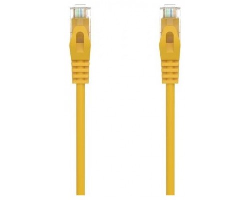 CABLE RED AISENS LATIGUILLO RJ45 LSZH CAT.6A UTP AWG24 25CM AMARILLO