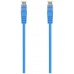 CABLE RED AISENS LATIGUILLO RJ45 LSZH CAT.6A UTP AWG24 2.0M AZUL