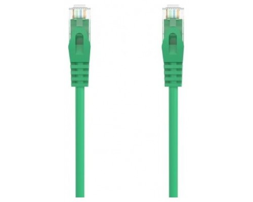 CABLE RED AISENS LATIGUILLO RJ45 LSZH CAT.6A UTP AWG24 30CM VERDE