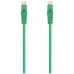 CABLE RED AISENS LATIGUILLO RJ45 LSZH CAT.6A UTP AWG24 0.5M VERDE