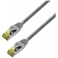 CABLE AISENS RED LATIGUILLO RJ45 LSZH CAT.7 SFTP PIMF 10M GRIS