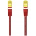 CABLE RED AISENS LATIGUILLO RJ45 LSZH CAT.7 SFTP PIMF 25CM ROJO