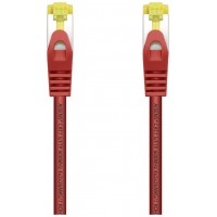 CABLE RED AISENS LATIGUILLO RJ45 LSZH CAT.7 SFTP PIMF 0.5M ROJO