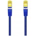 CABLE RED AISENS LATIGUILLO RJ45 LSZH CAT.7 SFTP PIMF 25CM AZUL