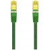 CABLE RED AISENS LATIGUILLO RJ45 LSZH CAT.7 SFTP PIMF 25CM VERDE