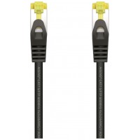 CABLE RED AISENS LATIGUILLO RJ45 LSZH CAT.7 SFTP PIMF 25CM NEGRO