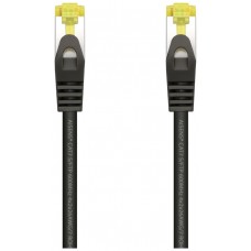 CABLE RED AISENS LATIGUILLO RJ45 LSZH CAT.7 SFTP PIMF 25CM NEGRO