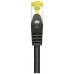 CABLE RED AISENS LATIGUILLO RJ45 LSZH CAT.7 SFTP PIMF 25CM NEGRO