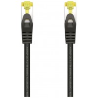 CABLE RED AISENS LATIGUILLO RJ45 LSZH CAT.7 SFTP PIMF 0.5M NEGRO