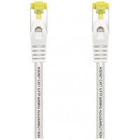 CABLE RED AISENS LATIGUILLO RJ45 LSZH CAT.7 SFTP PIMF 25CM BLANCO