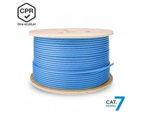 BOBINA CABLE RED AISENS RJ45 LSZH CPR Dca CAT.7 SFTP 305M AZUL