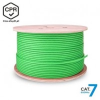 BOBINA CABLE RED AISENS RJ45 LSZH CPR CCA CAT.7 SFTP AWG23 305M VERDE