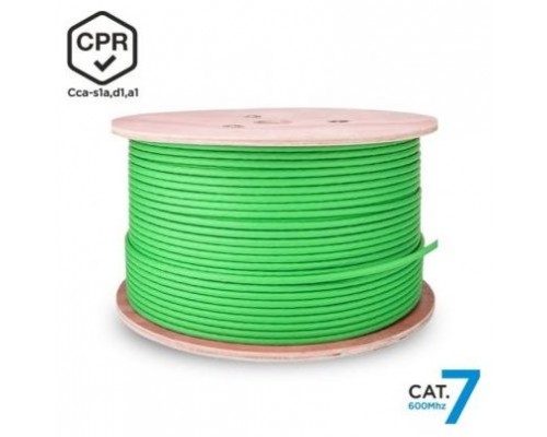 BOBINA CABLE RED AISENS RJ45 LSZH CPR CCA CAT.7 SFTP AWG23 305M VERDE