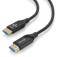 CABLE HDMI AISENS V2.0 OPTICO ACTIVO AOC 4K60HZ 18GBPS A/M-A/M 15M NEGRO-19DI CABLE HDMI AISENS V2.0 OPTICO ACTIVO AOC 4K60HZ 18GBPS A/M-A/M 15M NEGRO