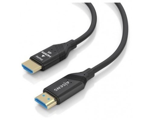 CABLE HDMI AISENS V2.0 OPTICO ACTIVO AOC 4K60HZ 18GBPS A/M-A/M 15M NEGRO