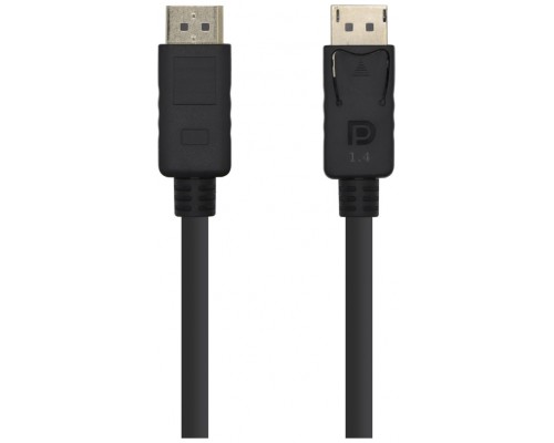 CABLE DISPLAYPORT AISENS V1.4 8K60HZ M/M NEGRO 2.0M