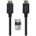 CABLE HDMI AISENS V2.1 ULTRA ALTA VELOCIDAD 8K60HZ M/M 0.5M NEGRO