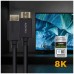 CABLE HDMI AISENS V2.1 ULTRA ALTA VELOCIDAD 8K60HZ M/M 0.5M NEGRO