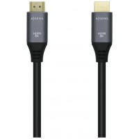 CABLE HDMI AISENS V2.1 ULTRA ALTA VELOCIDAD 8K60HZ M/M 2.0M GRIS NEGRO