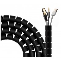 ORGANIZADOR DE CABLE AISENS EN ESPIRAL 25MM NEGRO 2.0M