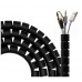 ORGANIZADOR DE CABLE AISENS EN ESPIRAL 25MM NEGRO 2.0M