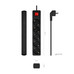 REGLETA AISENS BASE 5 TOMAS INTERRUPTOR CABLE 3x1.5MM2 1.4M NEGRO