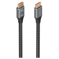 CABLE AISENS DISPLAYPORT V2.1 16K@60HZ 80GBPS DP/M-DP/M NEGRO 1.5M