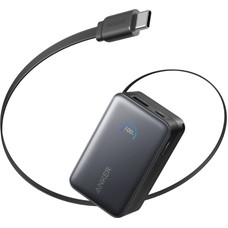 POWERBANK ANKER NANO 10000 MAH 45W CON CABLE USB-C RETRACTIL-DI31 POWERBANK ANKER NANO 10000 MAH 45W CON CABLE USB-C RETRACTIL