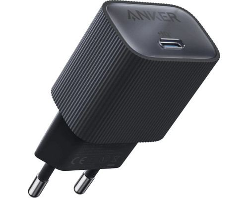 CARGADOR DE PARED ANKER NANO USB-C DE PARED 30W NEGRO-DI16 CARGADOR DE PARED ANKER NANO USB-C DE PARED 30W NEGRO