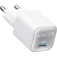 CARGADOR DE PARED ANKER ZOLO 30W 1 PUERTO USB-C BLANCO-17DI CARGADOR DE PARED ANKER ZOLO 30W 1 PUERTO USB-C BLANCO