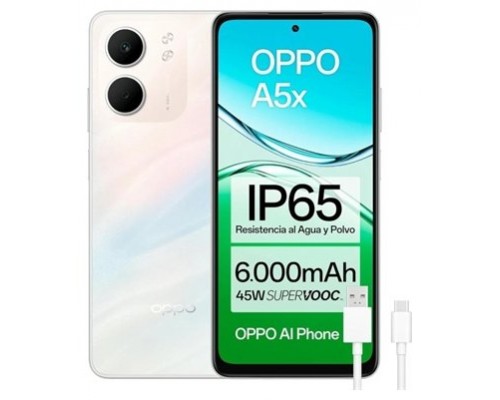 OPPO A5X 6.67" HD+ 4Gb 128Gb Laser White