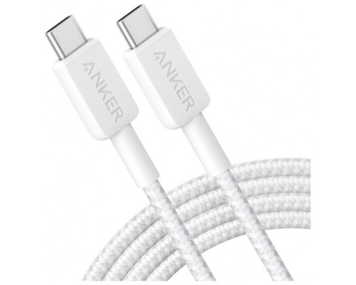 CABLE ANKER 322 USB-C A USB-C 1,8M 60W BLANCO