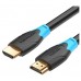 CABLE HDMI V2.0 4K M-M 0.75 M NEGRO VENTION