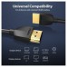 CABLE HDMI V2.0 4K M-M PORTATIL 0.50 M NEGRO VENTION